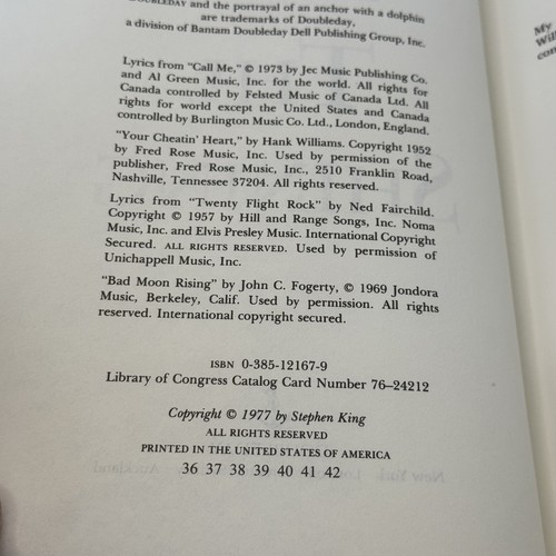 The Shining by Stephen King (1977 HCDJ) Doubleday Late Print - Picture 2 of 13