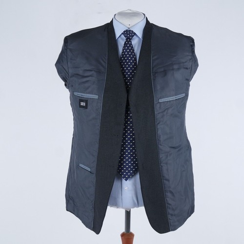 Mens MARKS & SPENCER Sport Coat 48R US Size Textured Grey Blazer Jacket - Picture 11 of 13
