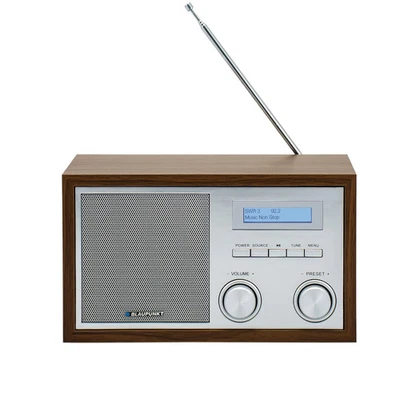 Nostalgieradio mit DAB+, Bluetooth, Walnuss, Blaupunkt, RXD180WN, Neu