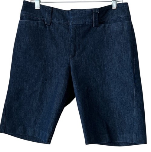 Lee Just Below The Waist Denim Shorts Womens Size 12 Natural Fit Bermudan 34x11