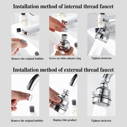 Faucet Extender Faucet Sprayer Attachment, Movable Sink Sprayer Attachment fo... - Picture 5 of 9