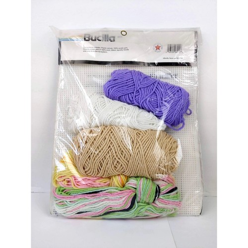 Easter Mrs. Bunny Family Bucilla Plastic Canvas Craft Kit NIP, Vintage Decor - Picture 7 of 9