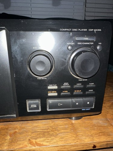 SONY CDP-CX355 300 DISC MEGA STORAGE CD CHANGER PLAYER TESTED W/REMOTE & A BOX - Picture 5 of 14