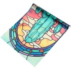 Window Clings for Glass Windows Privacy Film Faux Stained Nighttime