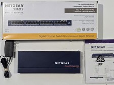 Complete: NetGear ProSafe GS116 v2 16-Port Gigabit Ethernet Unmanaged Switch