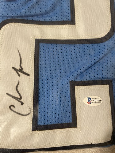 Chris Johnson Cj2k! Signed Custom Tennessee Titan Jersey Beckett Coa!! - Bild 2 von 4