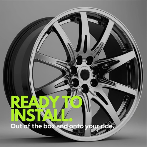 19inch Carbon Alloy Wheel Rim for Toyota Crown, OE0TT29 19x8.5 5x114.3 5Lug - Picture 6 of 7