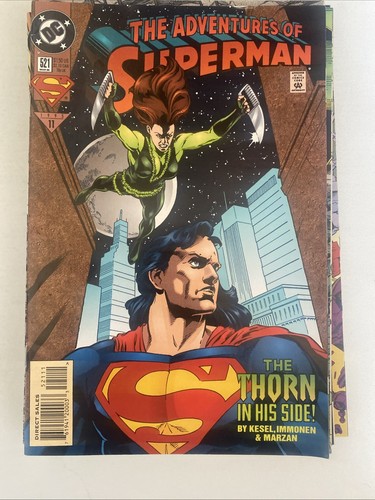 ADVENTURES OF SUPERMAN. NUMBER'S BETWEEN 452-521 + ANNUAL. (11 X 1989-1997 LOT) - Picture 11 of 24