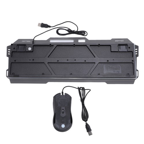Wired Keyboard Mouse Combo 1200DPI RGB Light Ergonomic 104 Keys Gaming Keyb Part - Picture 7 of 12
