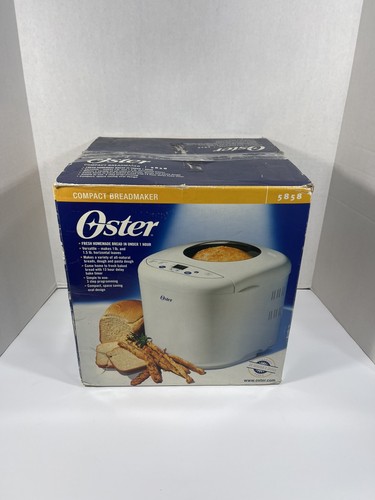 Oster kompakter Brotbackautomat ergibt 1 Pfund & 1,5 Pfund Brote Modell: 5858 OFFENE BOX - Bild 1 von 10