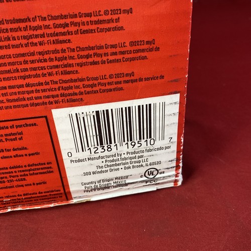 Craftsman (CMXEOCG572) 1/2 HPS myQ Smart Belt Drive Garage Door Opener - New! - Picture 8 of 8