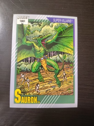 1991 marvel trading card #71 Sauron - Foto 1 di 2