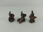 Tiny Elephant Figurines X3 Decorative
