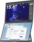 VisionOwl Dual Stacked Portable Monitor 15.6" 1080P USB-C - PC or Mac