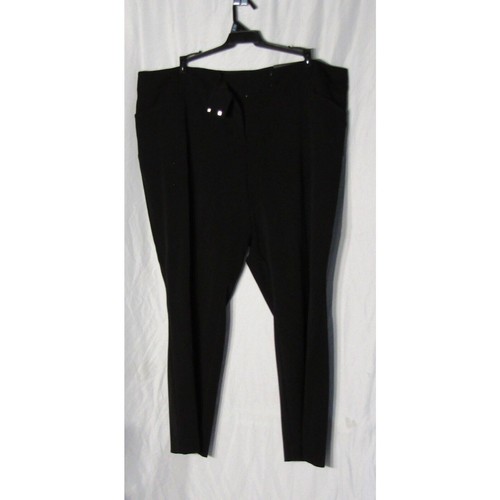 APT 9 Straight NWT 24WS size Black Flat Pants Womens