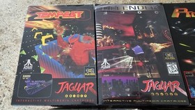 Atari Jaguar Console Tempest Defender 2000 Protector SE I War Supercross 3D