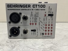 Behringer CT100 Microprocessor Professional 6-in-1 Cable Tester 