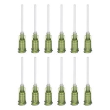 20pcs 14G Dispensing Needles, 1" PTFE Glue Needle Beveled Pipe Tips