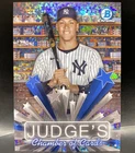 2025 Bowman Chrome Hobby Stars Aaron Judge Judge's Chamber of Cards /150 Speckle