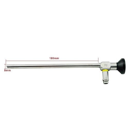Laringoscopio 8mmx180mm 70 endoscopio per esame laringeo certificato CE FDA - Foto 2 di 7