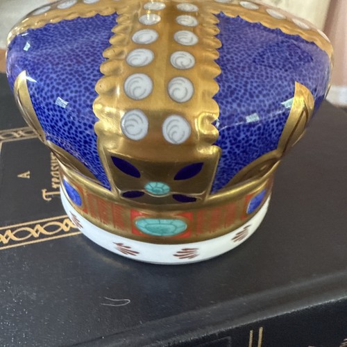 PESAPAPELES ROYAL CROWN DERBY REINA VICTORIA 1890-1990 corona edición limitada - Imagen 19 de 21