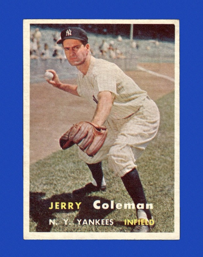 1957 Topps Set-Break #192 Jerry Coleman EX-EXMINT *GMCARDS*