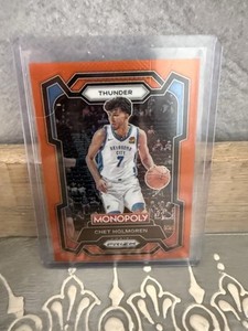 2023-24 Panini Prizm Monopoly - Chet Holmgren #62 Orange Prizm /124