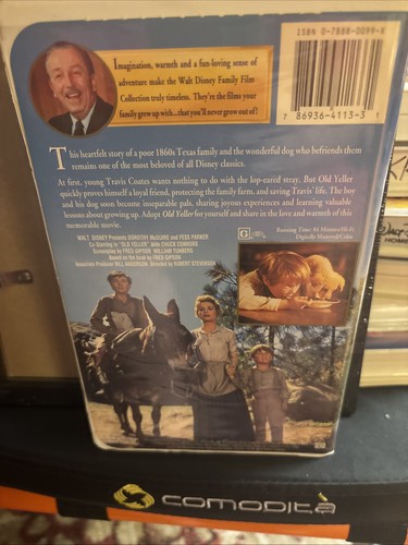 Disneys Old Yeller VHS - Imagen 3 de 6