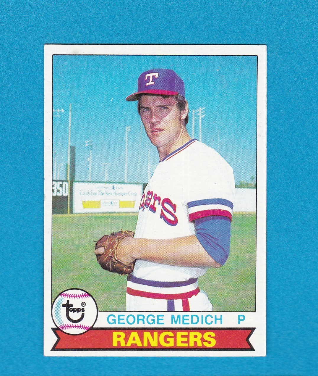 1979 TOPPS BASEBALL SET BREAK 657 GEORGE MEDICH RANGERS NM+
