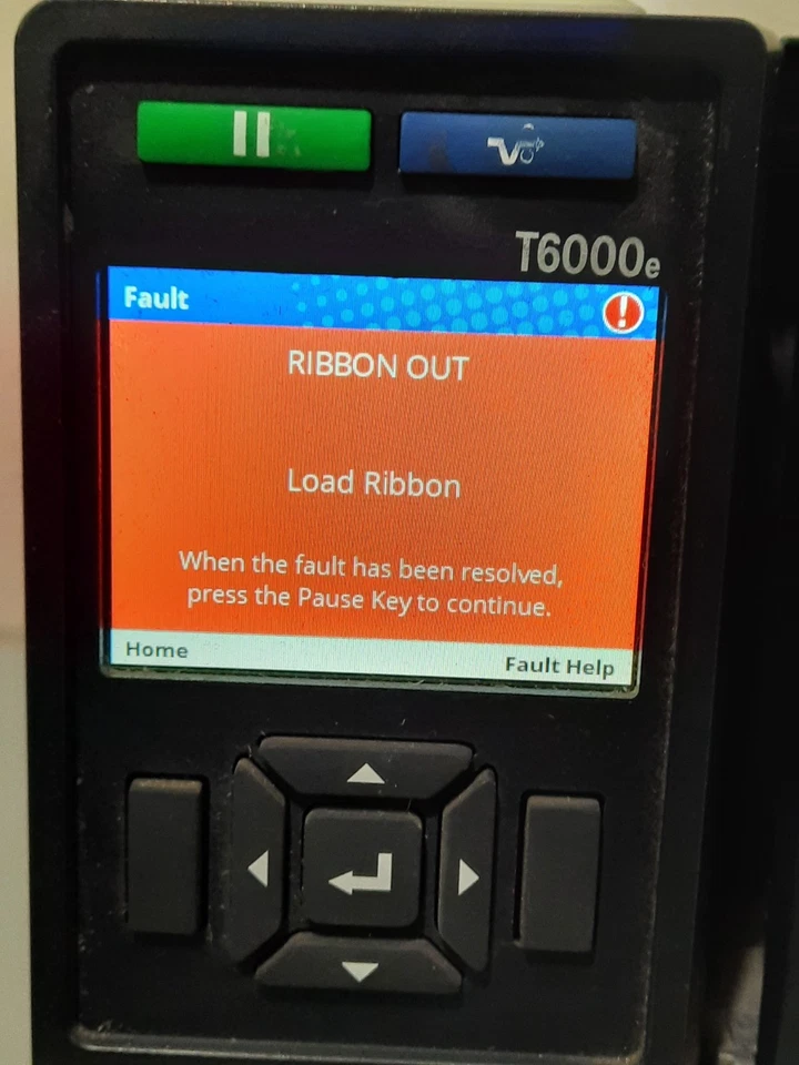 PRINTRONIX T6000 T6004E THERMAL BARCODE LABEL PRINTER-(Powers On)-UNTESTED - Image 2 of 4