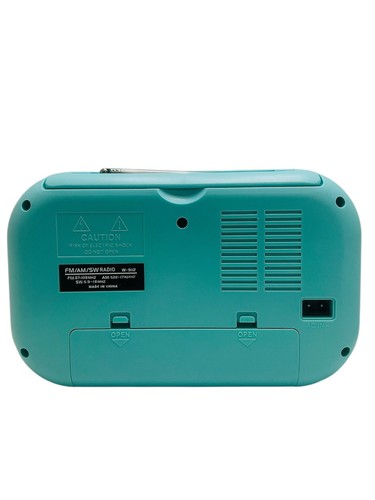 Radio Classe 3 Bande AM FM SW Altoparlante Integrato Jack Cuffie Radio W231 Blu - Foto 4 di 7