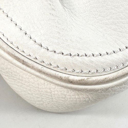 Auténtico Bolso de Hombro CELINE Cuero Blanco Dorado - Imagen 11 de 24