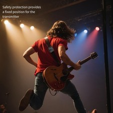 Bodypack Transmitter Pouch with Anti Slip Strap and Open Top Antenna Design