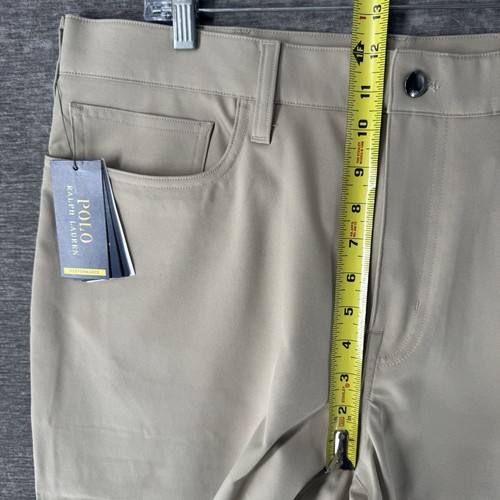 Polo Ralph Lauren Active Fit Performance Pants Men’s Size 36x32 Khaki $148 NWT - Picture 9 of 11
