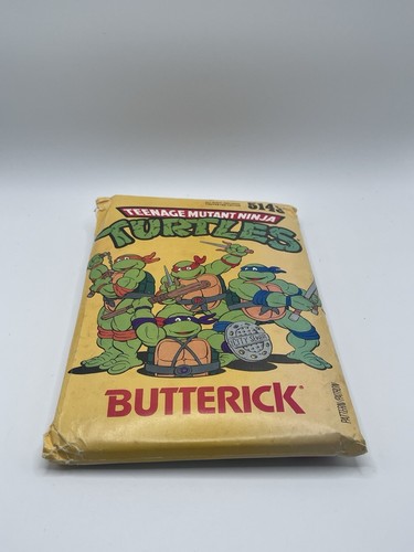 Vintage 1990 Butterick Teenage Mutant Ninja Turtles Costume Pattern 5143 UNCUT - Imagen 8 de 8