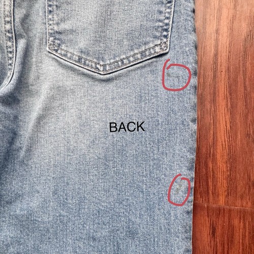 Gap 70s Flare Jeans Damen 4/27R Light Wash Denim Hippie Boho Festival *LESEN* - Bild 16 von 18