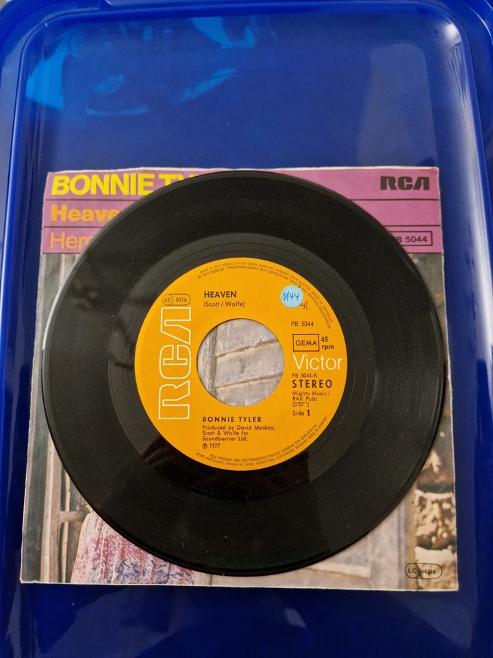 Bonnie Tyler – Heaven – Here´s Monday – 7"inch Vinyl Single - Bild 3 von 3