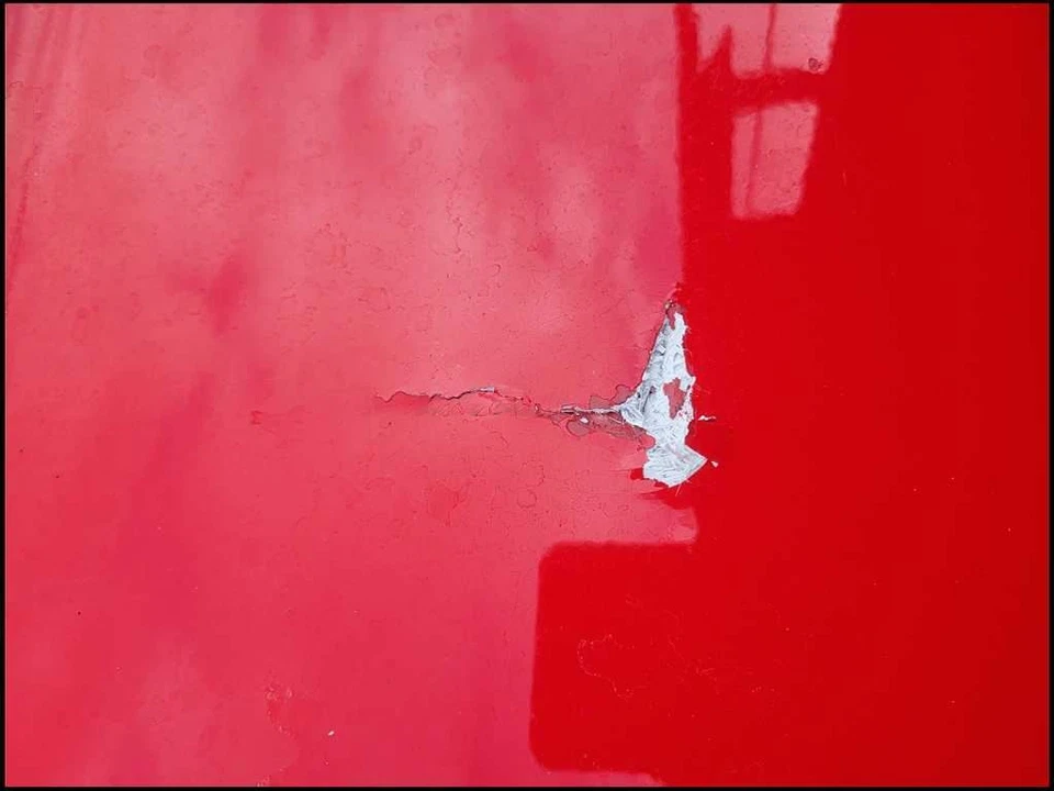 1993-2002 Pontiac Trans Am Firebird 5.7L Passenger Front Door Shell Red 2679 - Image 3 of 4