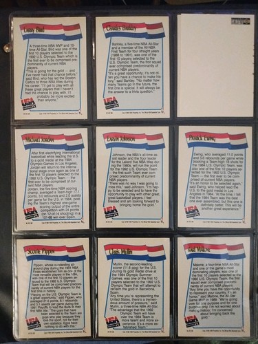 1991-92 NBA Hoops USA Baketbakk "Dream Team" Set with 92 Skybox Barcelona Team - Picture 2 of 4