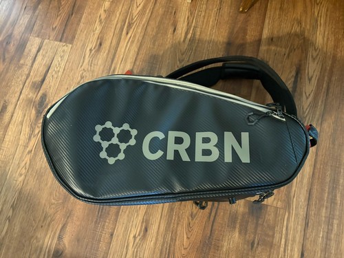 CRBN Pro Team Tour Pickleball Bag 2.0 Built-In Zip-Off Paddle Bag, Lots of Space