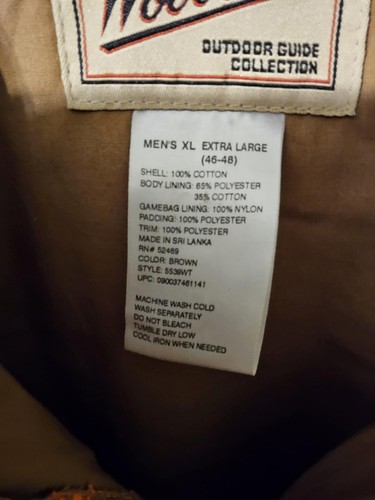 Vintage Woolrich OUTDOOR GUIDE COLLECTION Mens XL Hunting Coat VERY NICE - Picture 7 of 10