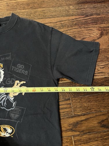 Missouri Tigers Trikot Fußball ESPNU Y2K schwarz kurzarm Herren Large - Bild 5 von 7
