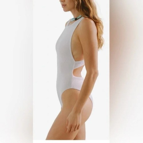NEW La Gotta zariah color blocked asymmetric one piece swimsuit, size M - Bild 12 von 13