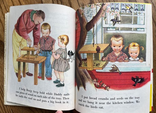 Little Golden Book LGB: We Help Daddy by Mini Stein (1977) - Picture 6 of 6