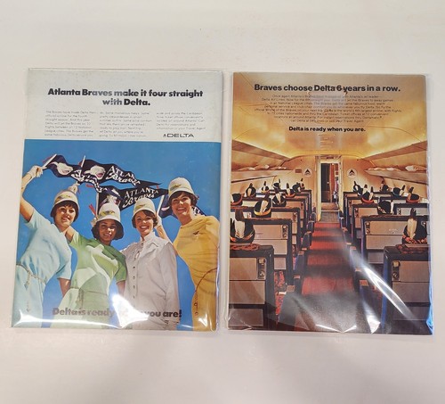 LOT OF 6 - Atlanta Braves MLB Baseball YEARBOOKS 1969 1971 1972 1976 1977 1978 - Picture 2 of 6