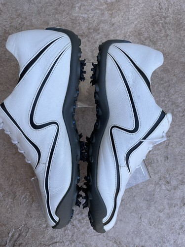 Women’s Footjoy LoPro Spikes White Leather Golf shoes Size 9M 97094 - Picture 3 of 13