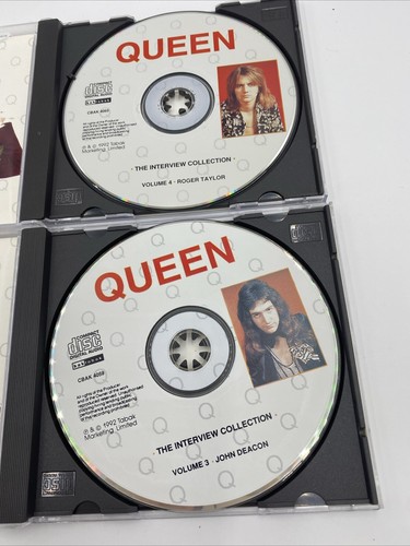 QUEEN: THE INTERVIEW COLLECTION - Complete 4 CD Box Set - VG - OOP - RARE!!! - Foto 11 di 11