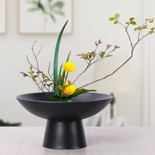 Japanese Ceramic Vase Tea Ceremony Hydroponic Flower Arrangement Vessel Tools - Picture 9 of 20