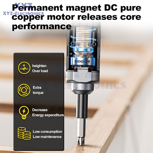 Rechargeable Cordless Electric Screwdriver USB Screwdriver Drill Bit Power Tool  - Bild 11 von 14