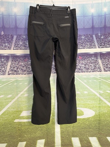 Cabelas XPG Pants Women's 12 Charcoal Cargo Roll UP Hiking Camping Nylon Wicking - Picture 2 of 15